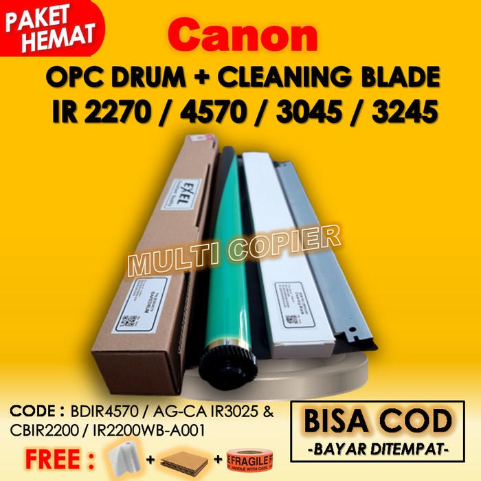 

[[JNT COD]] Paket OPC Drum Cleaning Blade Canon iR 2270 4570 3045 3245 Lebih Hemat