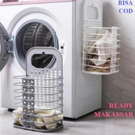 KERANJANG BAJU FLORA PLASTIK / LAUNDRY BAG LIPAT / CLOTH BOX /  TEMPAT MAINAN ANAK SHENAR MAKASSAR