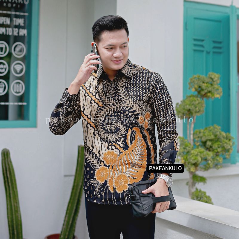 Batik Premium Pria Slimfit || Motif Ganjar