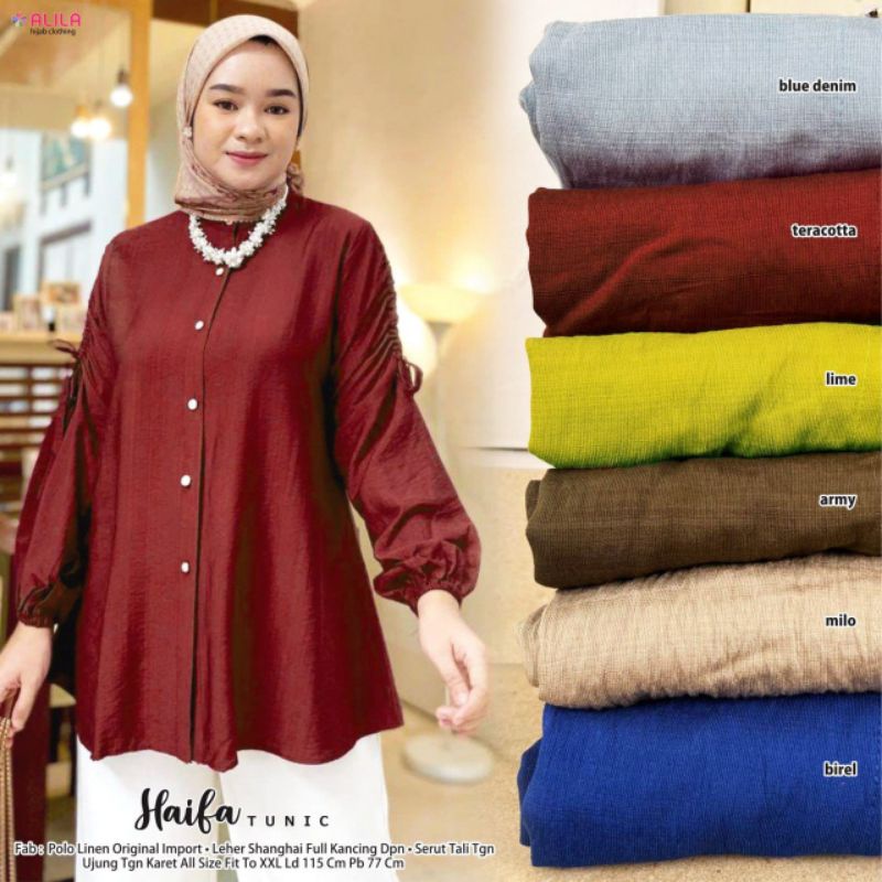 HAIFA TUNIC ORI ALILA | Polo Linen Original Import