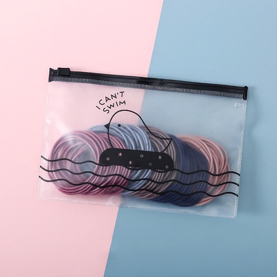 Ikat Rambut seamless Bahan Karet Warna Polos | Aksesoris Rambut Wanita Untuk Hadiah Ulang Tahun