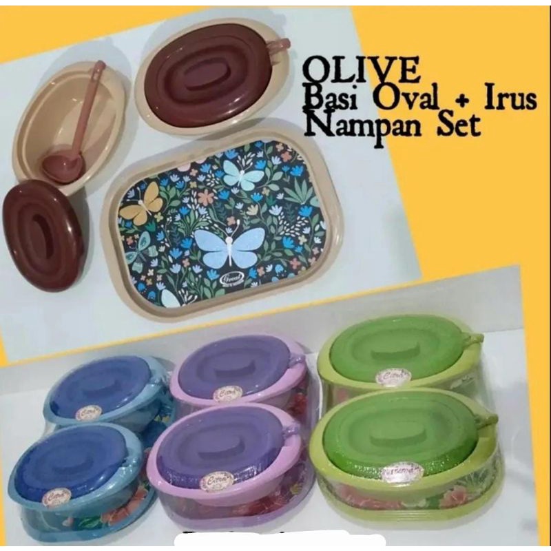 BASI OLIVE OVAL +irus set
