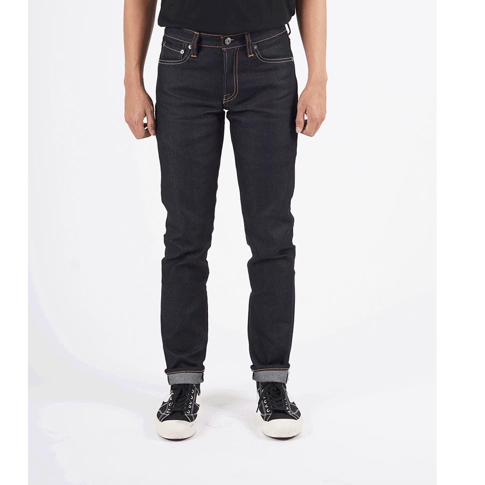 CHEKOUT The Denim Station - Samba New Blue Black 13oz Stretch RS