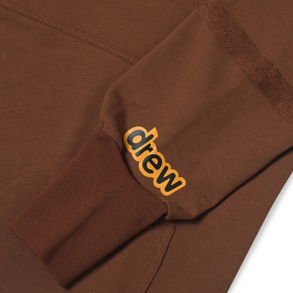 Drew House Mascot Deconstructed Hoodie Brown