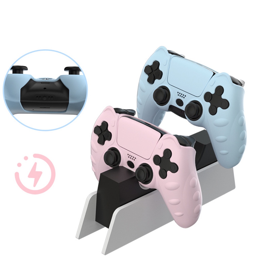 PLAYSTATION Ps5 Caes PS5 Controller Skin Anti-Slip Silikon Pelindung Kulit Case Cover Untuk Playstation5 DualSense Wireless Controller