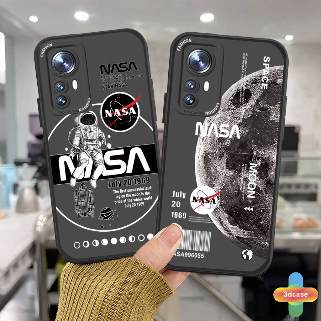 Casing Redmi Note 9 8 10 10S 9 10 PRO MAX 11 9S POCO C3 C31 X3 NFC X3 PRO 9 9C NFC 9A 9i 9T 9AT 9 PRO Power 10X POCO M2 PRO 10 Prime Fashion Space Astronauts Camera Lens Protection Case