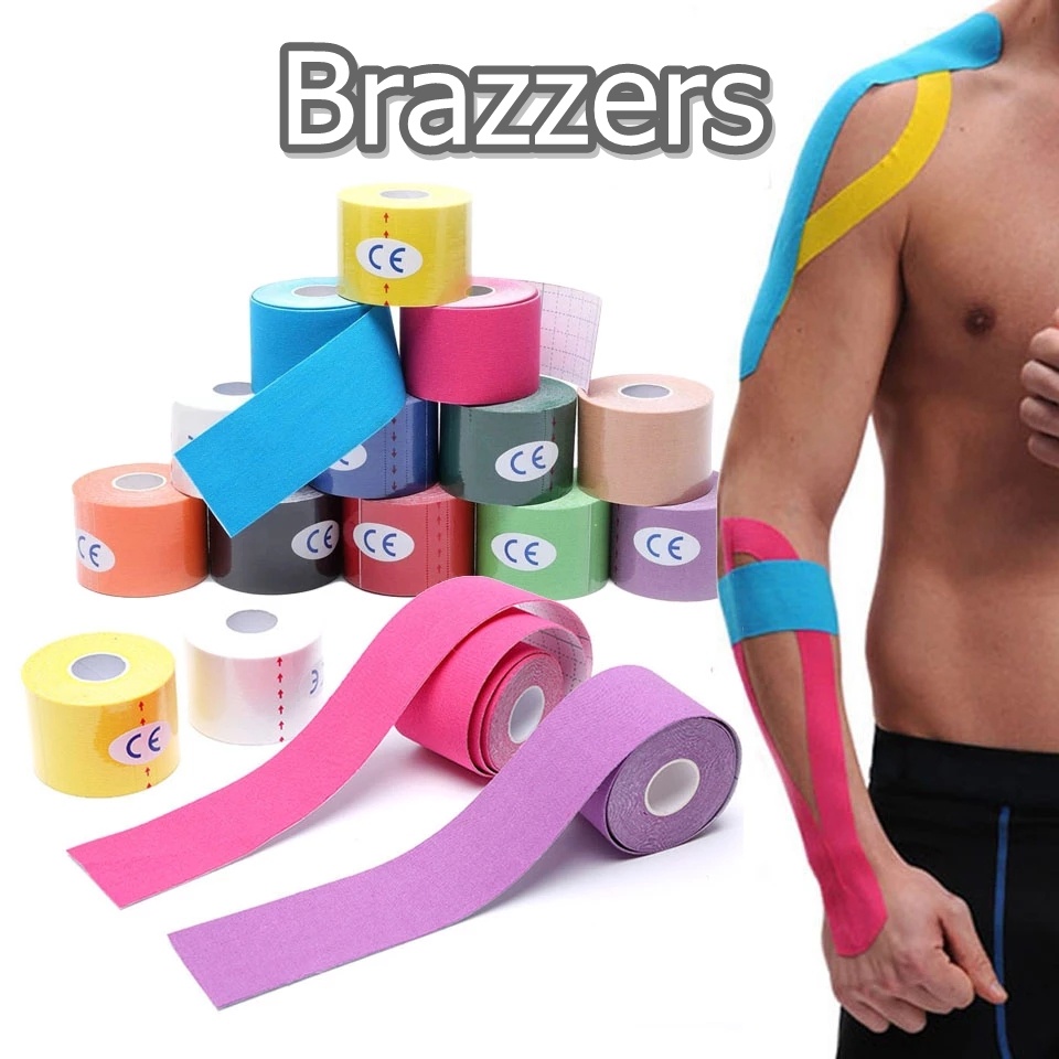 Tape Kinesio Tapping Kinesiology Lem Perban Gulung Perekat Medis Jari Tangan Otot Sport Untuk Patah 