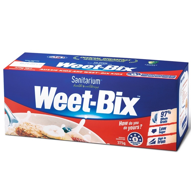 

✨NEW✨ -SANITARIUM WEET BIX RICE & OAT CAKE 375 GR / SEREAL SARAPAN PAGI- 1.1.23