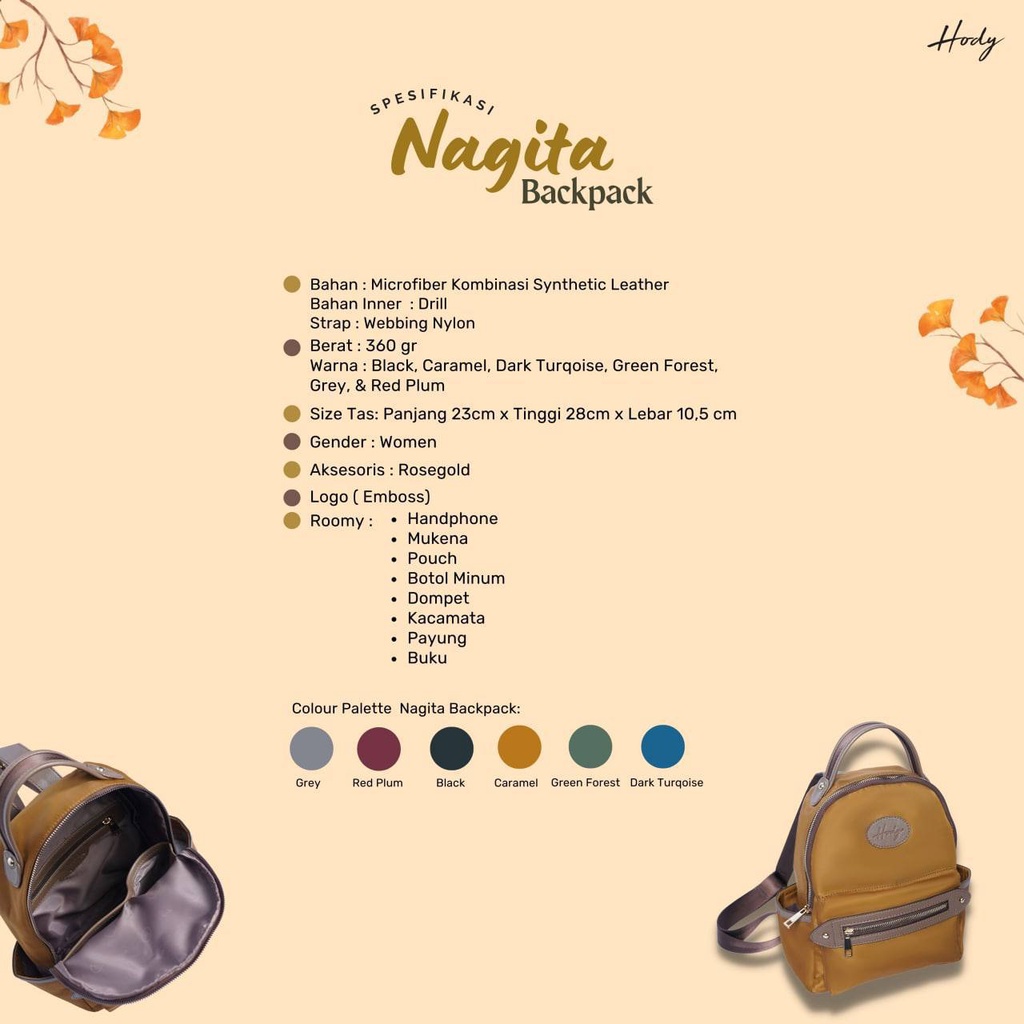 Nagita Backpack by Hody