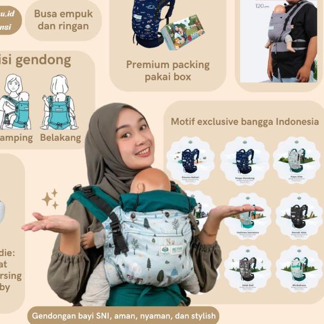 ☑ Baby carrier SSC Activa bayiku id seri bangga Indonesia ➭