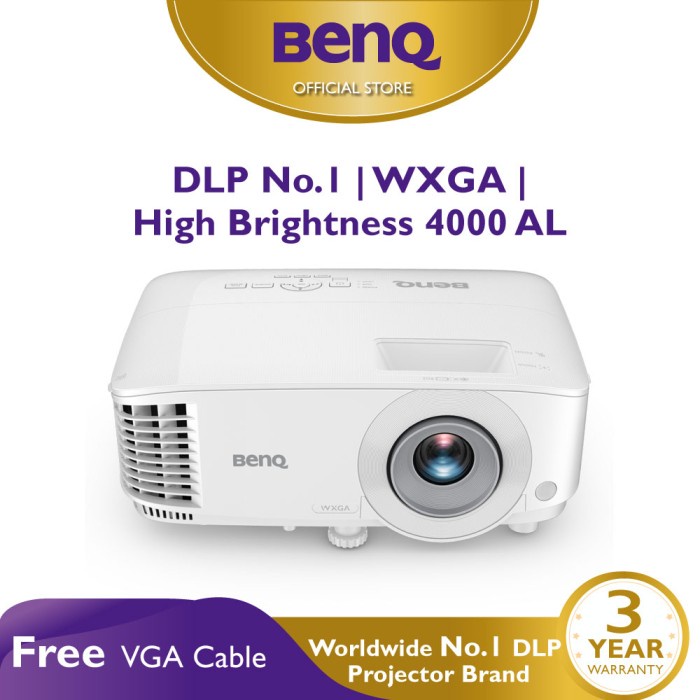 

[[JNT COD]] Home Office Projector BenQ MW560 4000 Lumens WXGA DLP SmartEco Speaker