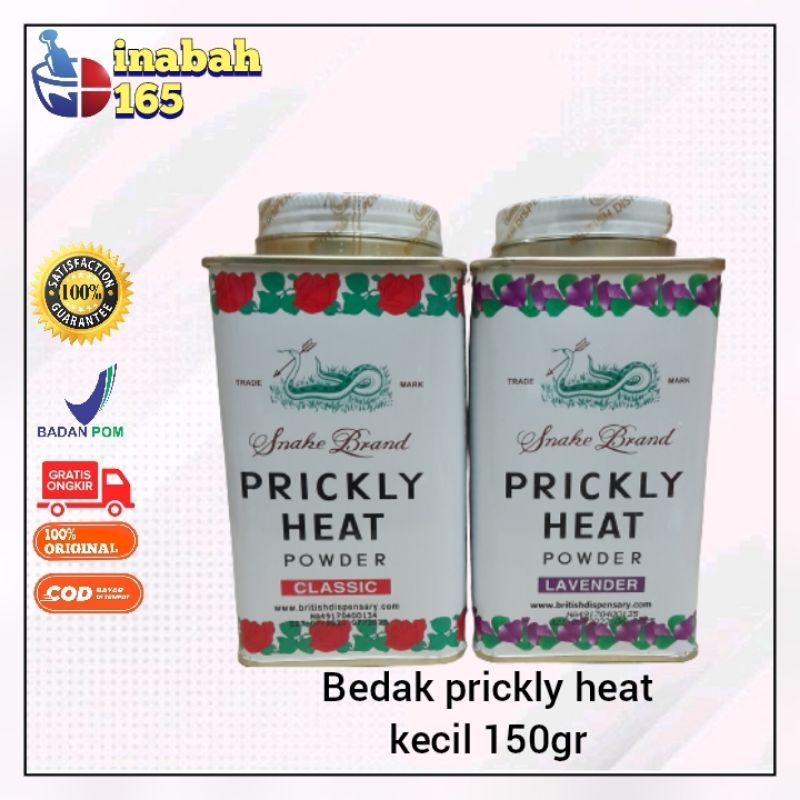 Bedak prickly heat 150g | bedak gatal biang keringat cap ular