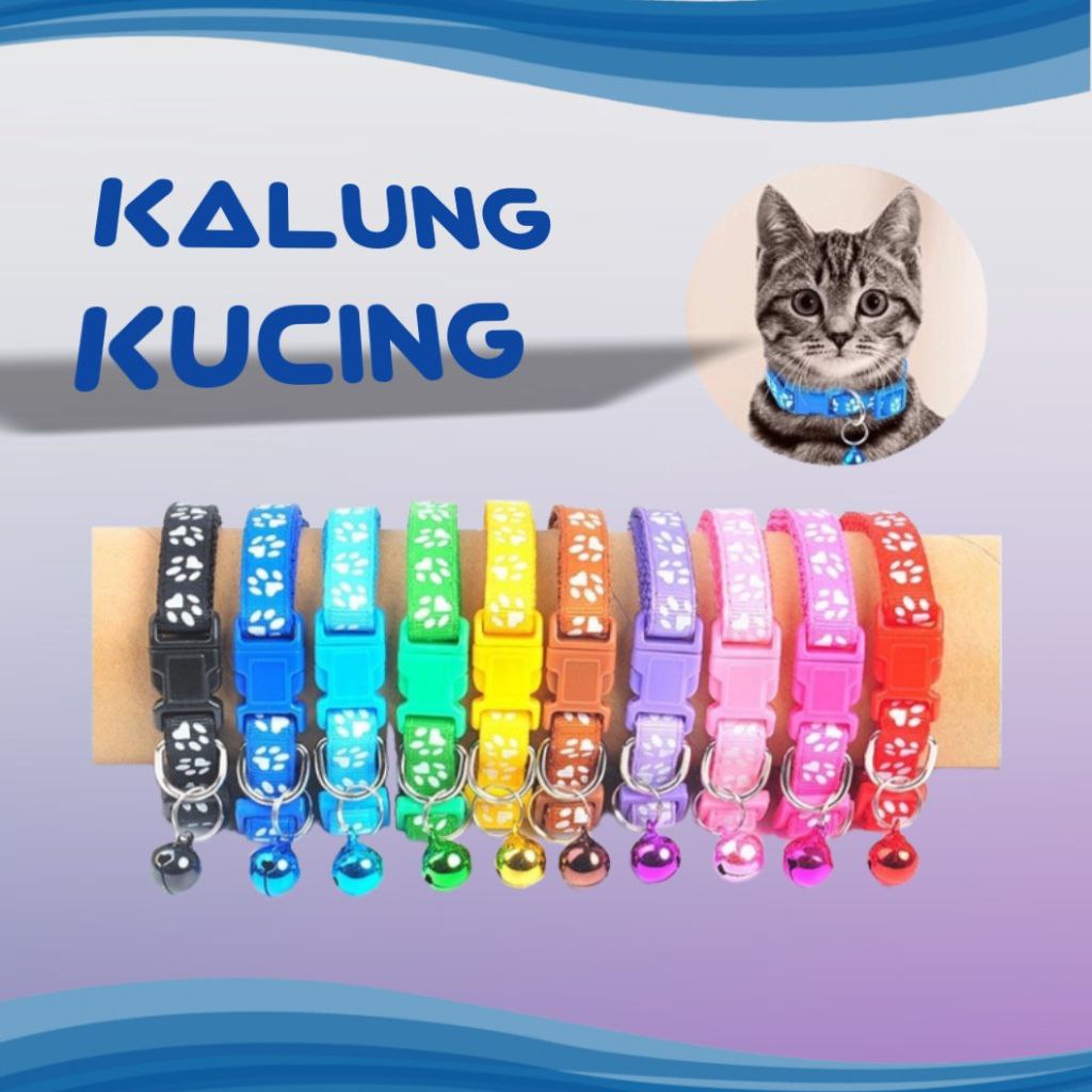 Kalung Kucing Lonceng / Kalung Tali Kucing