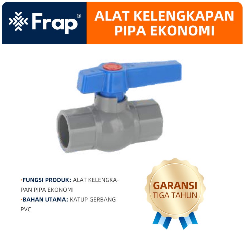 PVC GATE VALVE / Ball Valve - 1/2"FF