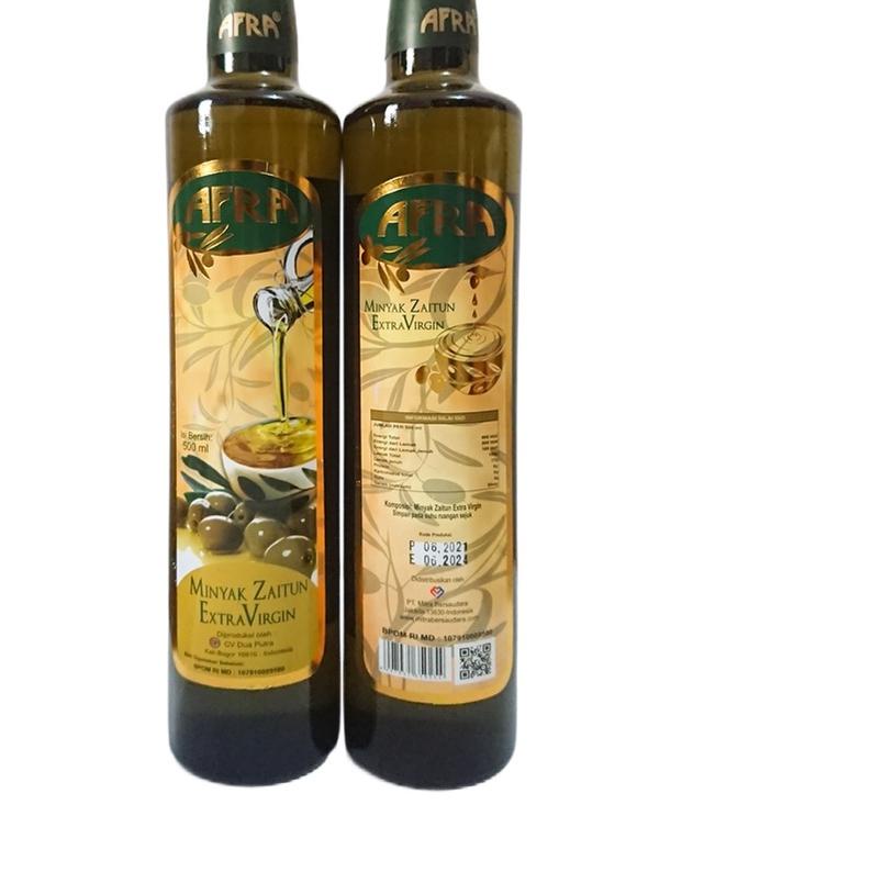 

℗ Minyak Zaitun Afra 500 ml - Extra Virgin Olive Oil EVOO ➵