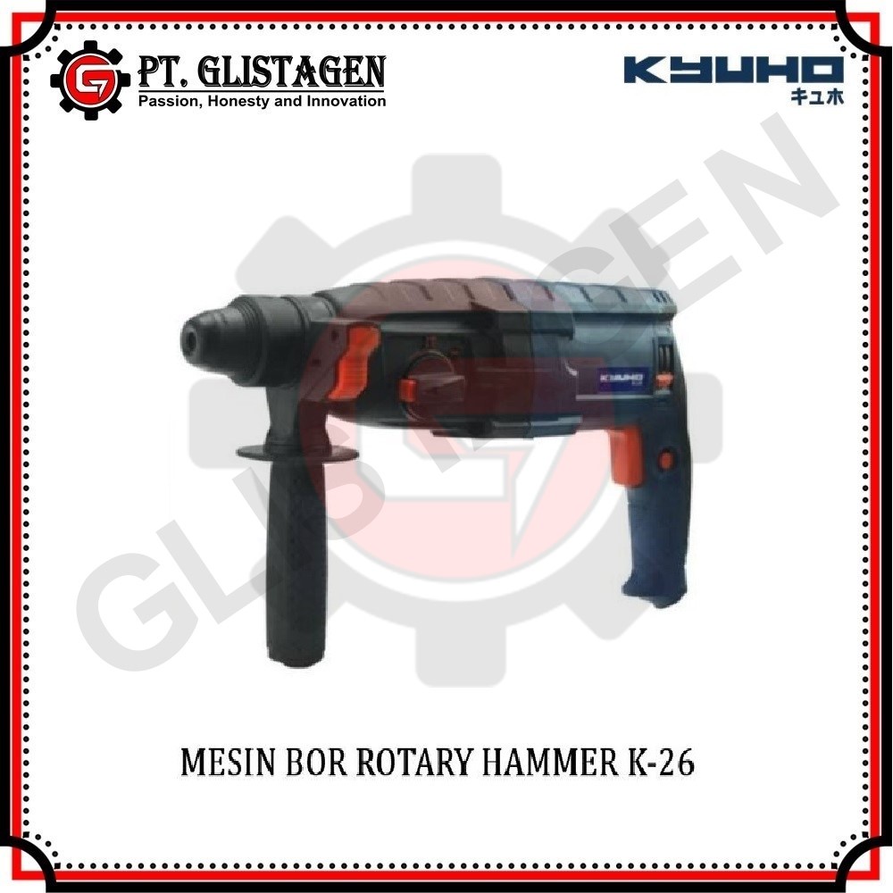 KYUHO K26 Bor Rotary Hammer 3 mode / Bor drill Tembok Beton Besi Bobok