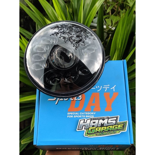 LAMPU DEPAN DAYMAKER 5.75 INCH 16 LED DAY BILED