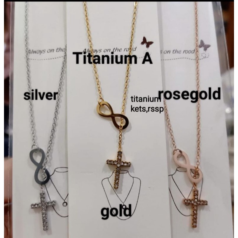 Kalung salib replika emas 24 k, bisa disepuh/dicuci ulang,cocok buat pesta dan dipake sehari2