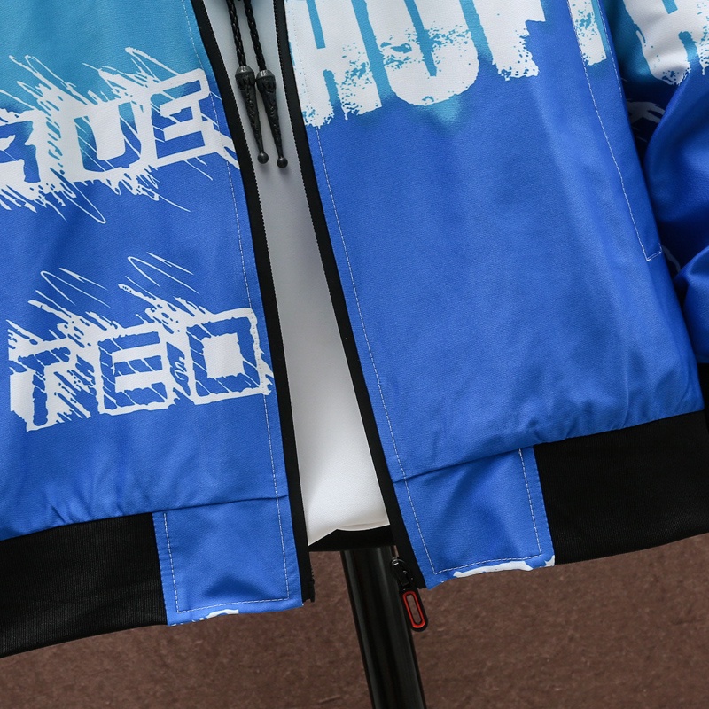 Jaket Pria Model Jaket Hoodie Berkerudung Kerah Gaya Kasual Fashion Jacket