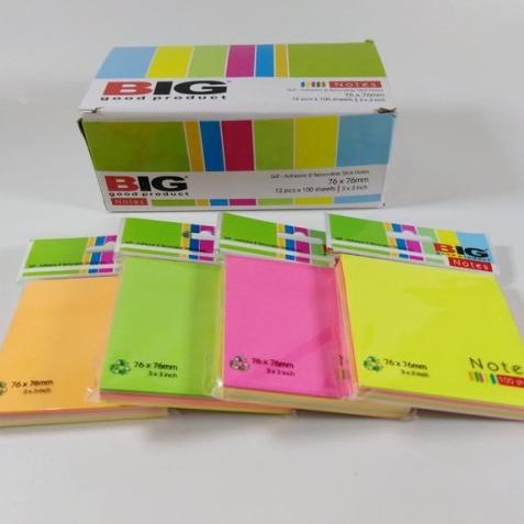 

G92 STICKY NOTE 76X76 TUMPUK BIG PROMO MURAH ジ