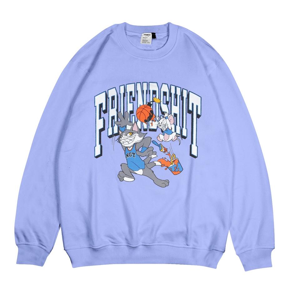 SPECIAL PRICE Naughty Badclub Blue Crewneck Friendshit