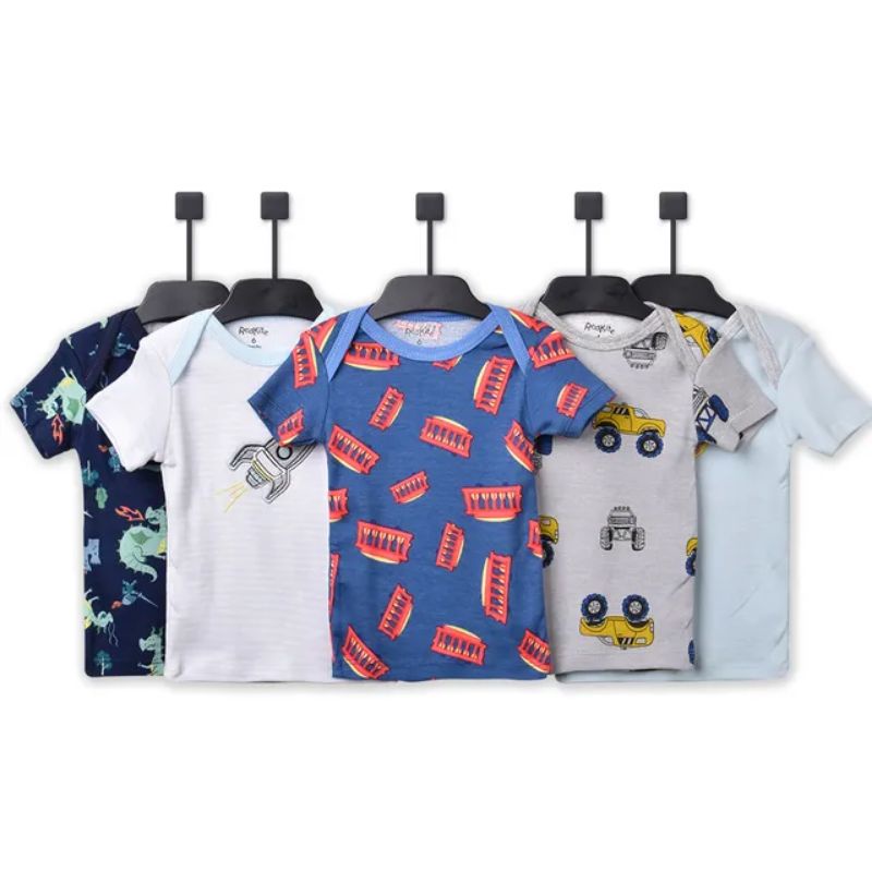 Carter Kaos Bayi Laki Laki Lengan Pendek isi 5pc P028