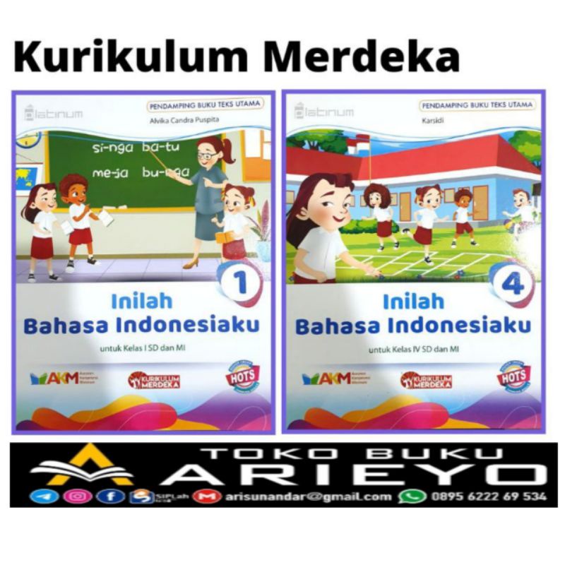

ORI|Buku Inilah Bahasa Indonesia SD - Kelas : 1.4|Kurikulum Merdeka