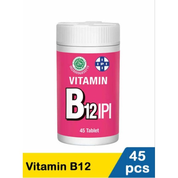 Vitamin IPI C Rasa jeruk / IPI A / IPI B12 / 1 botol isi 45 tablet