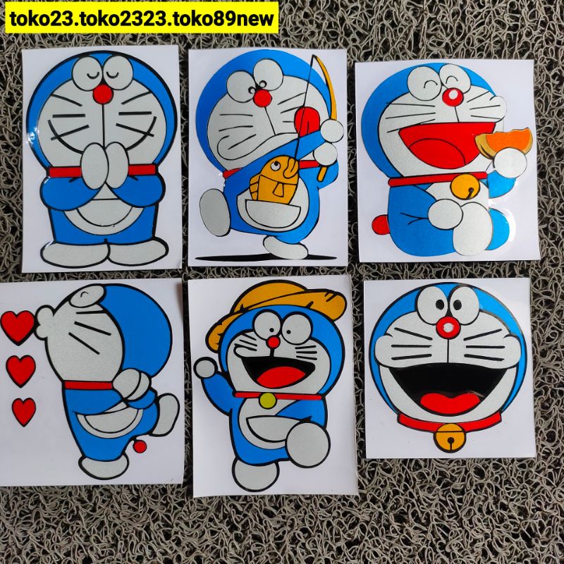stiker motor doraemon cutting