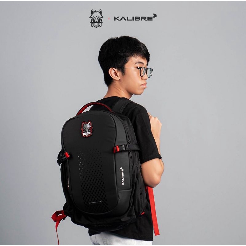 KALIBRE X BOOM ESPORT Original Backpack Tas Punggung Tas Gaming Tas Ransel Pria