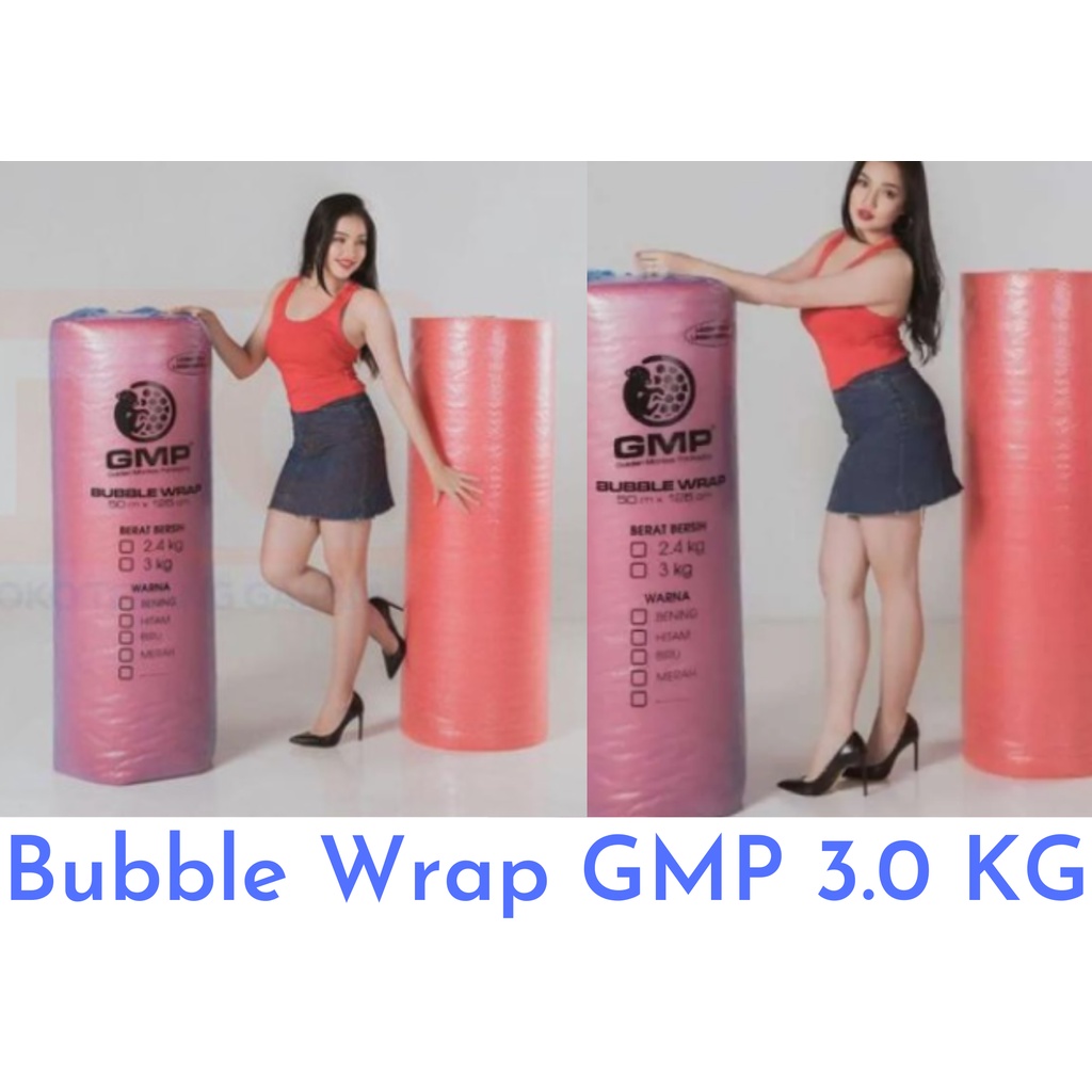

(via EKSPEDISI) Bubble Wrap GMP 3.0 KG warna MERAH - bubble murah - bubble tebal - bubble wrap Golden Monkey Packaging