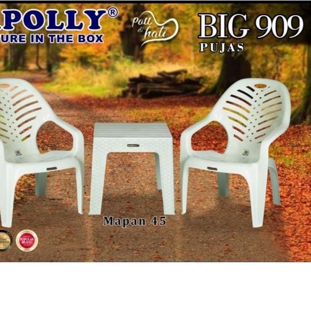 ✺ napolly kursi plastik santai napolly big 909 bangku  napolly 909 ✳