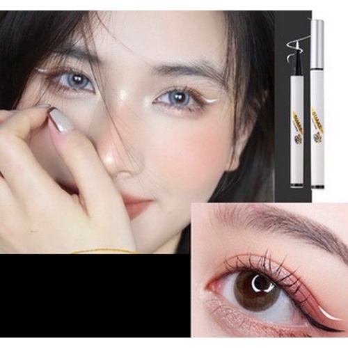 White Eyeliner Putih Brown Redwine Ungu Biru Blue Pen Lameila Eyeliner Pensil Putar Waterproof Amy's Diary Long Lasting 24 Hours Waterproof Liquid Eyeliner Pen