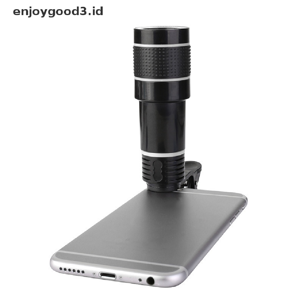 【 Rready Stock 】 Universal 20X Zoom Cell Phone Lens External Mobile Phone HD Camera Lens Clip Smartphone Optical Camera Telephoto Clip Telescope Lens （ ID ）