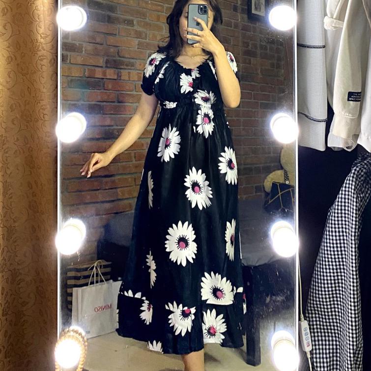 LANGSUNG ORDER Casandra Bali Jumbo / Daster Serut Jumbo Ld 120cm / Daster Bali Jumbo