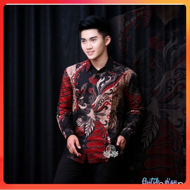 [BUTIK DIAN] NEW ARRIVAL DISTRO BATIK PRIA BORDIR SOGAN HRB026 BATIKAF NOTOARTO BATIK IPNU-IPPNU HEM PRIA Bel