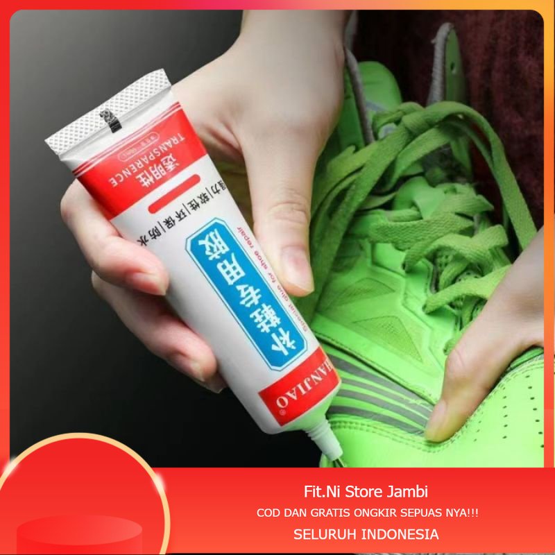 

(Fit.Ni Store) LEM SEPATU TAHAN AIR SUPER KUAT 50ML TANPA BEKAS DAN TIDAK BAU