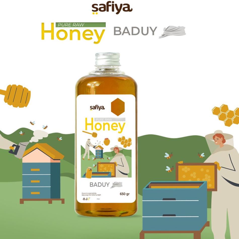 

➮ Murni Baduy 650 gr Series Raw Honey Asli Safiya Food ✯