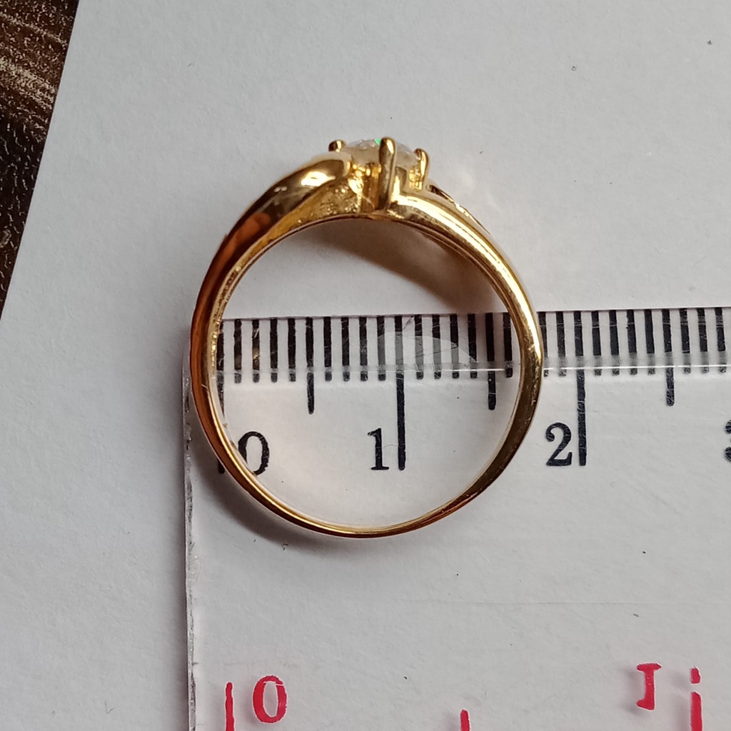 Cincin emas 17k - 3 3 gr kadar 750 - 4171