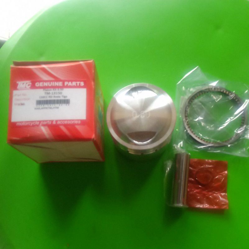 (KWALITAS PREMIUM) PISTON KIT 0,50 VIAR ,APPKTM,HTM 150CC SPAREPART MOTOR RODA 3 DLL