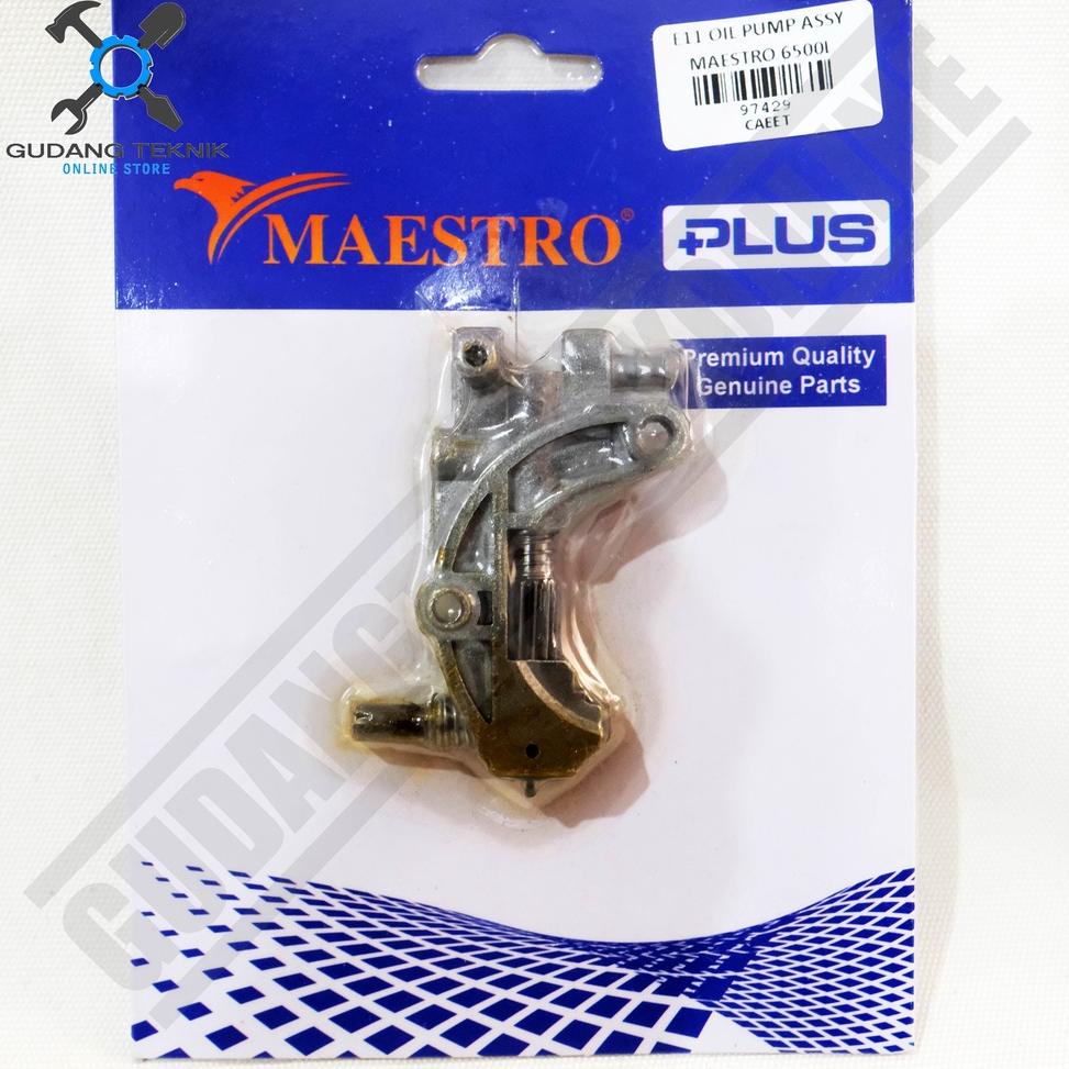 M27 E11 Oil Pump Assy Chainsaw MAESTRO 6500 6500L / Pompa Oli Chain Saw 97429 - Sparepart Mesin Gerg