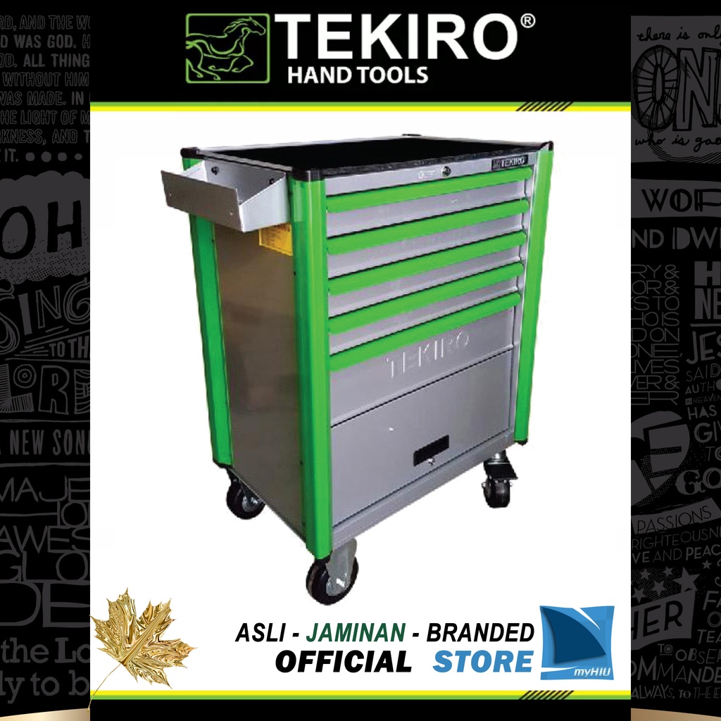 Meja Kerja Mekanik 5 Laci 71 X 50 X 80 Cm Meja Pukul Beban Max 250 Kg / Mechanic Drawer 5 Row TEKIRO