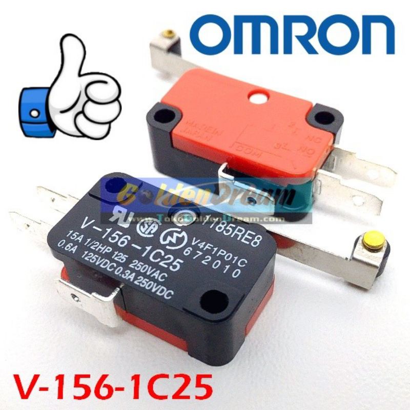 [EBS] Micro Limit Switch Panjang Roda Roller SPDT 250V 15A Saklar Mikro Tekan Mini Kecil Elektronika