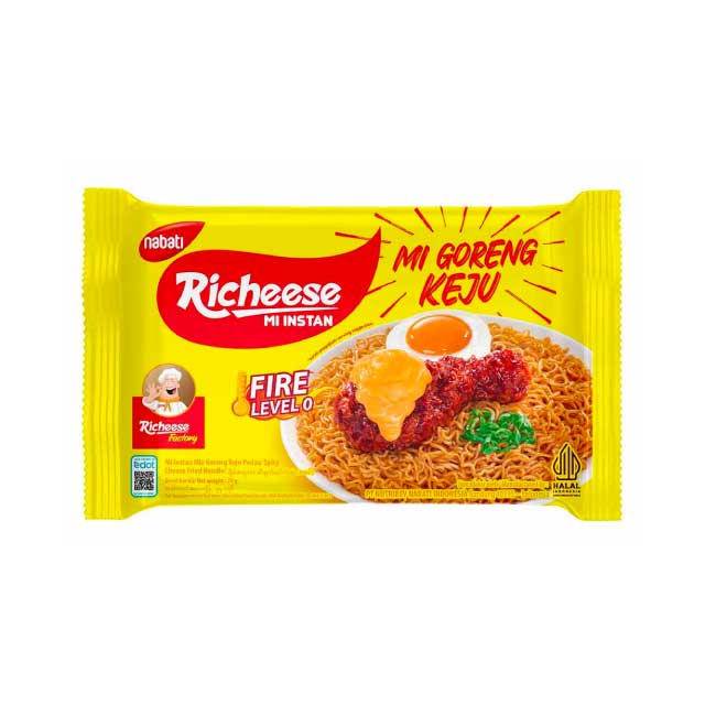 

RICHEESE MIE GORENG KEJU 74 GR LV0