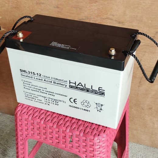 battery vrla halle 12v 100ah