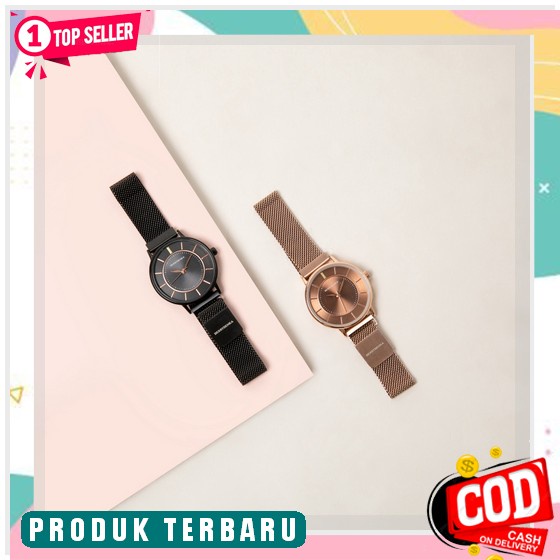 Jam Tangan Cewek Swarovski Model Semi Gelang Gold Tanpa Box Jam Tangan Wanita Remaja Mewah Elegan Ce