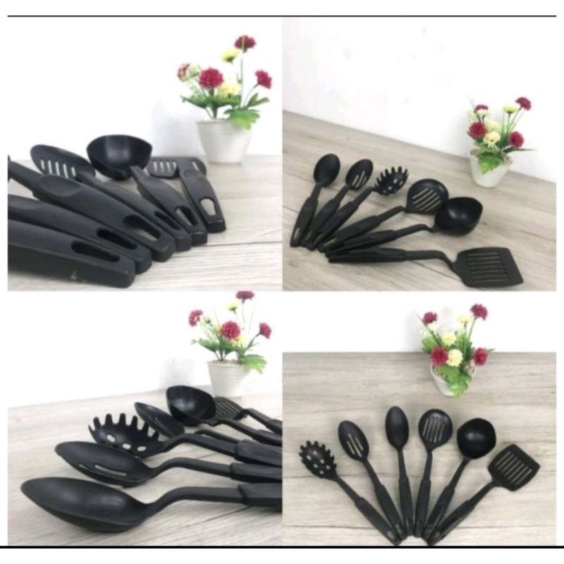 spatula set  isi  6 pcs / Sutil set isi 6 pcs sodet nyloon kitchen set