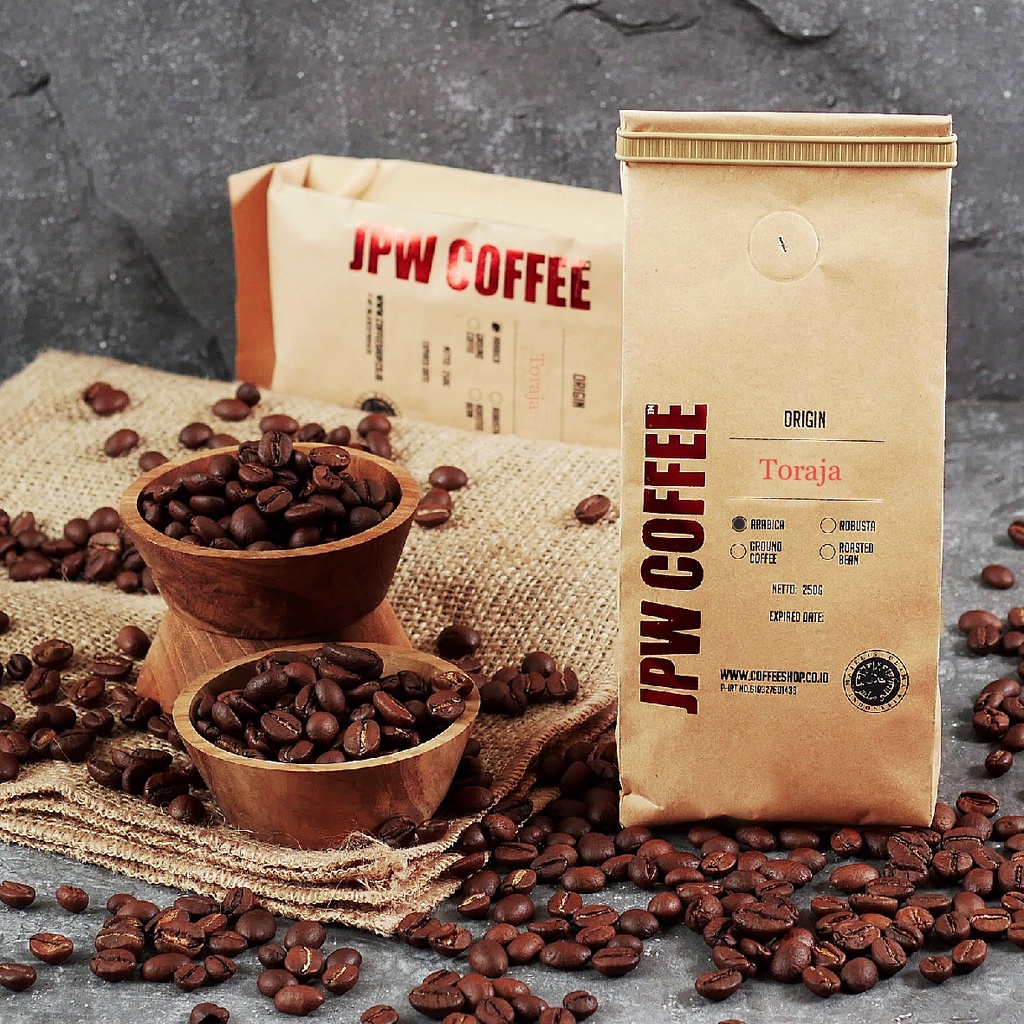 

250g Toraja JPW Coffee Arabica - Specialty Grade Coffee