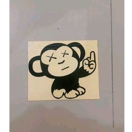 Stiker Monkey / Stiker Jdm Monkey / Stiker Motor / Stiker Mobil / Stiker Jdm Monkey Finger