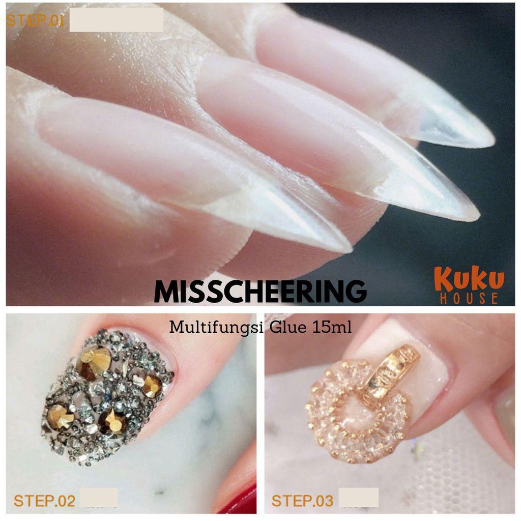 misscheering viscose drill glue Chrome powder / semi solid